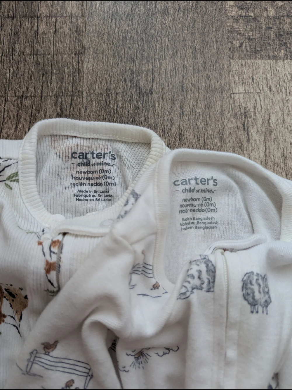 Gender Neutral Carter's Sleepers